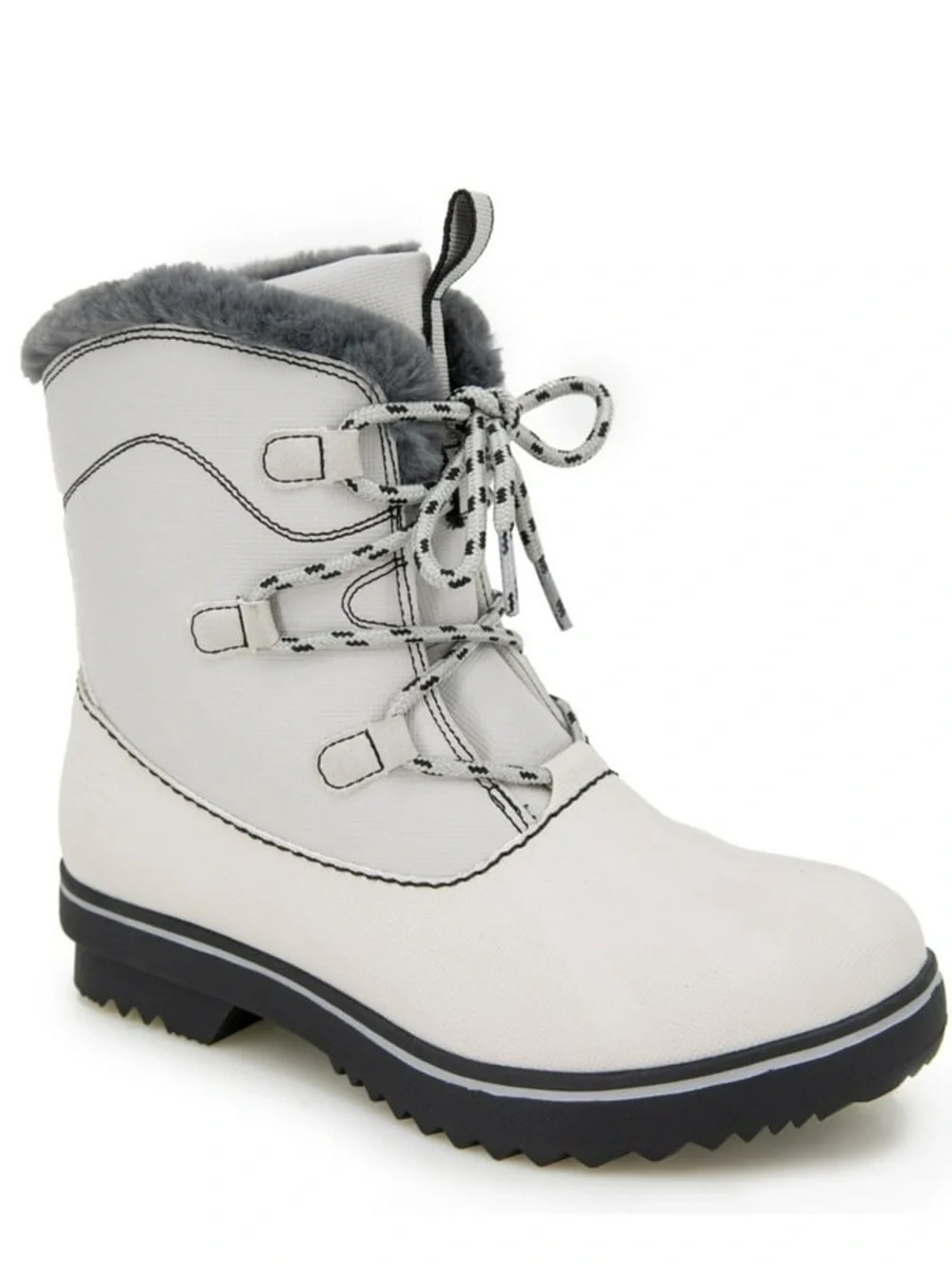 JBU Brisky Lace-Up Ankle-High Water-Resistant Boots